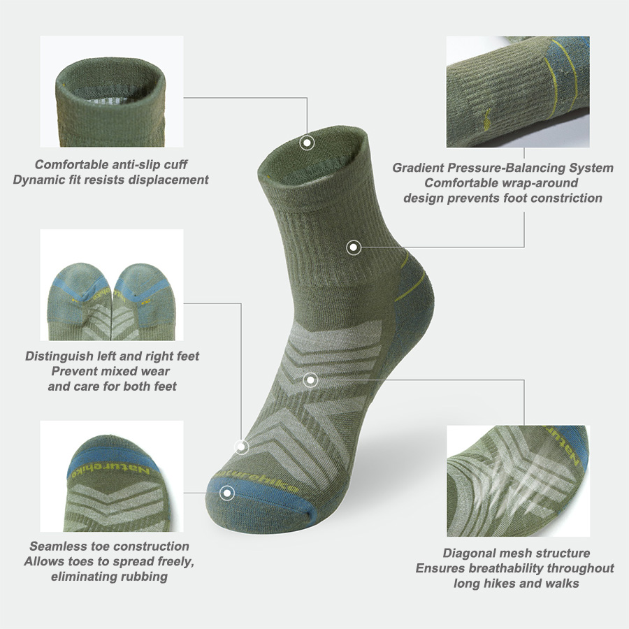 Calcetines deportivos Naturehi - Wool Hiking Sock reseña y precio